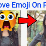 How to remove emoji from photos